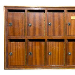 Mahogany 50s Building Mailbox