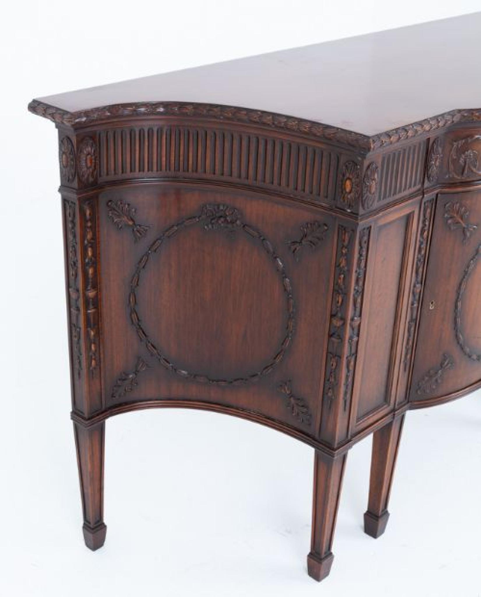 Stile Adam Mobile laterale Adams in mogano Server 1880 in vendita