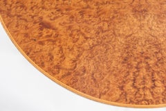 Mahogany and Ambiona Burl Table by Josef Frank