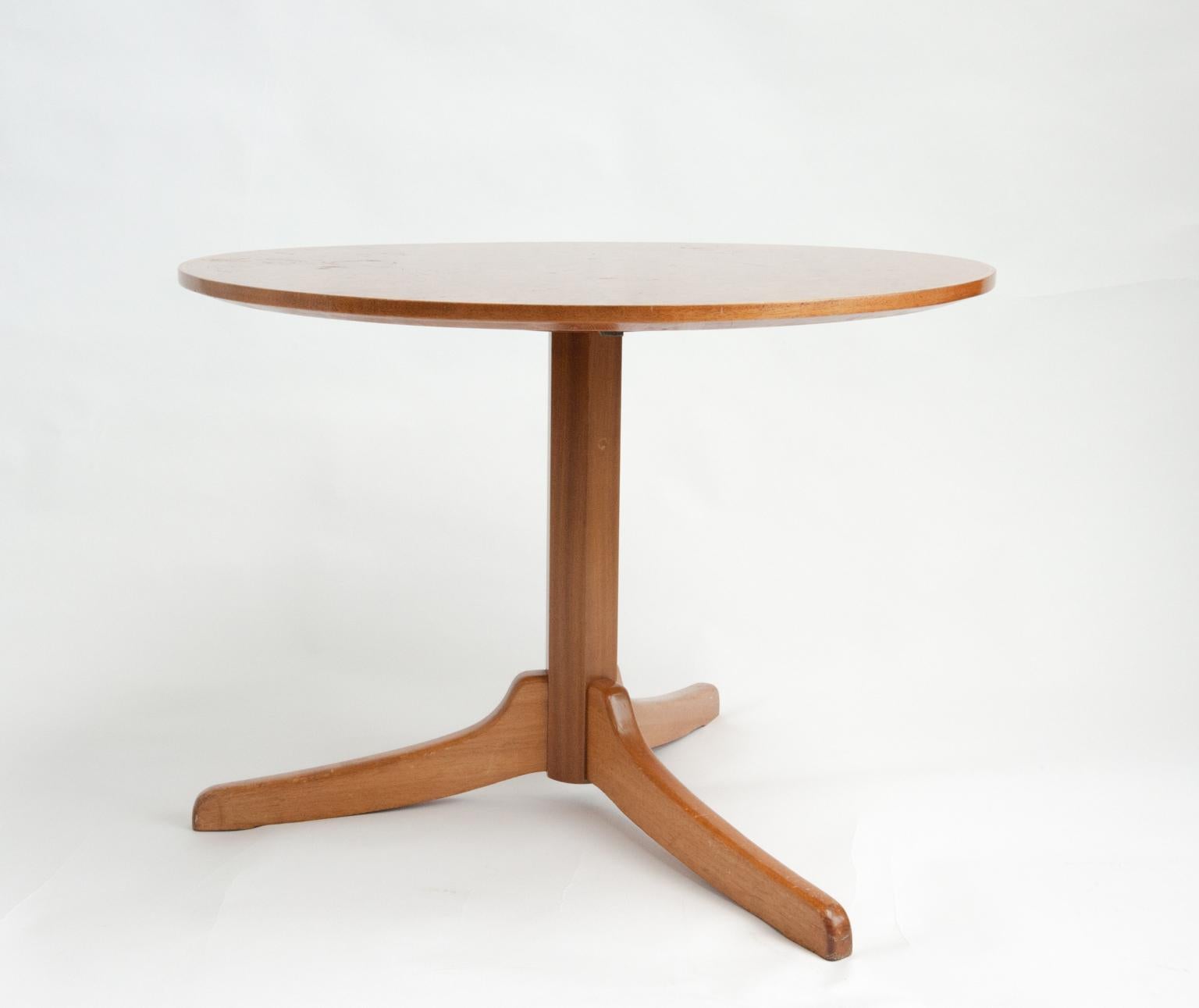 Danish Mahogany and Ambiona Burl Table by Josef Frank For Sale