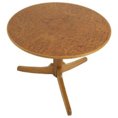 Mahogany and Ambiona Burl Table by Josef Frank