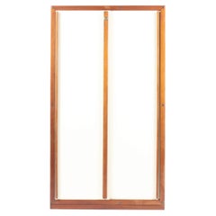 Armoire à panneaux en acajou et beige, par André Sornay, France, années 1960