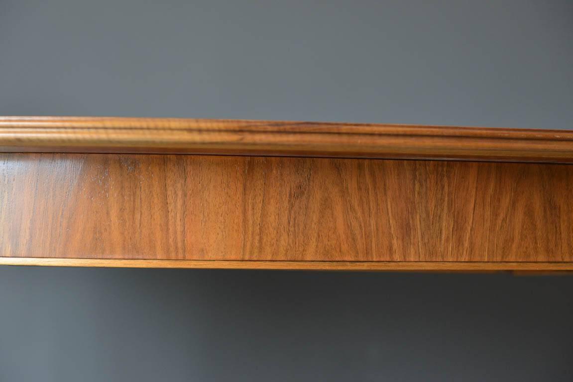 Mahogany and Brass Dining Table by Erno Fabry, Germany, circa 1955 2