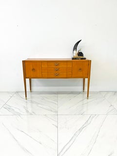 Mahogany and Brass Sideboard, Paul Frankl, Brown Saltman, 1940's