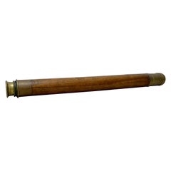 Mahogany and Brass Telescope, London, 19th Century