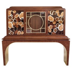 Mahogany And Bunga Wood Cabinet