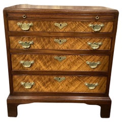 Vintage Mahogany and Burled Wood Bachelors Chest by Beacon Hill Collection 