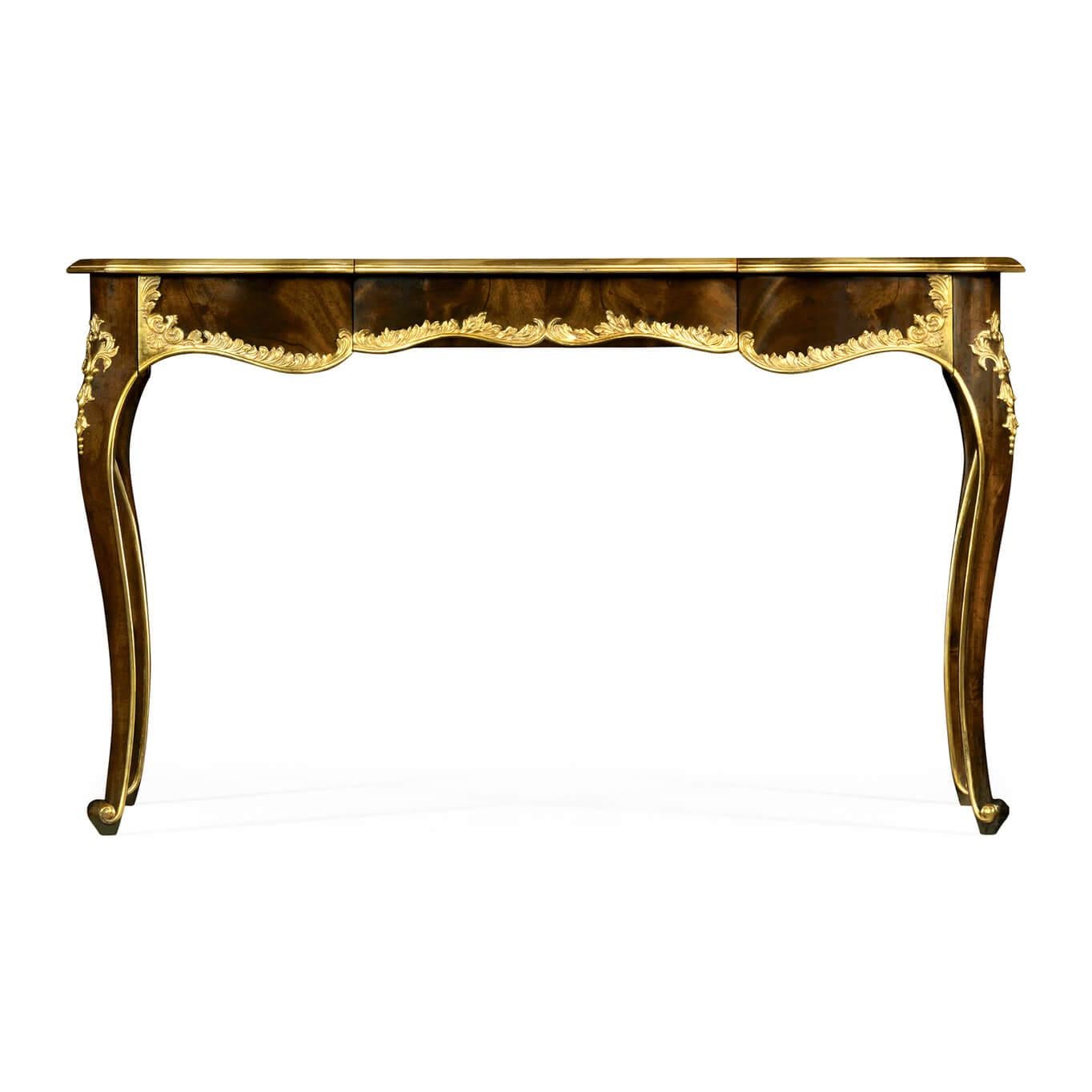 Chippendale Mahogany and Gilt Rococo Dressing Table