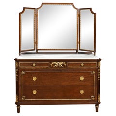 Mahogany and Giltwood Dressing Table