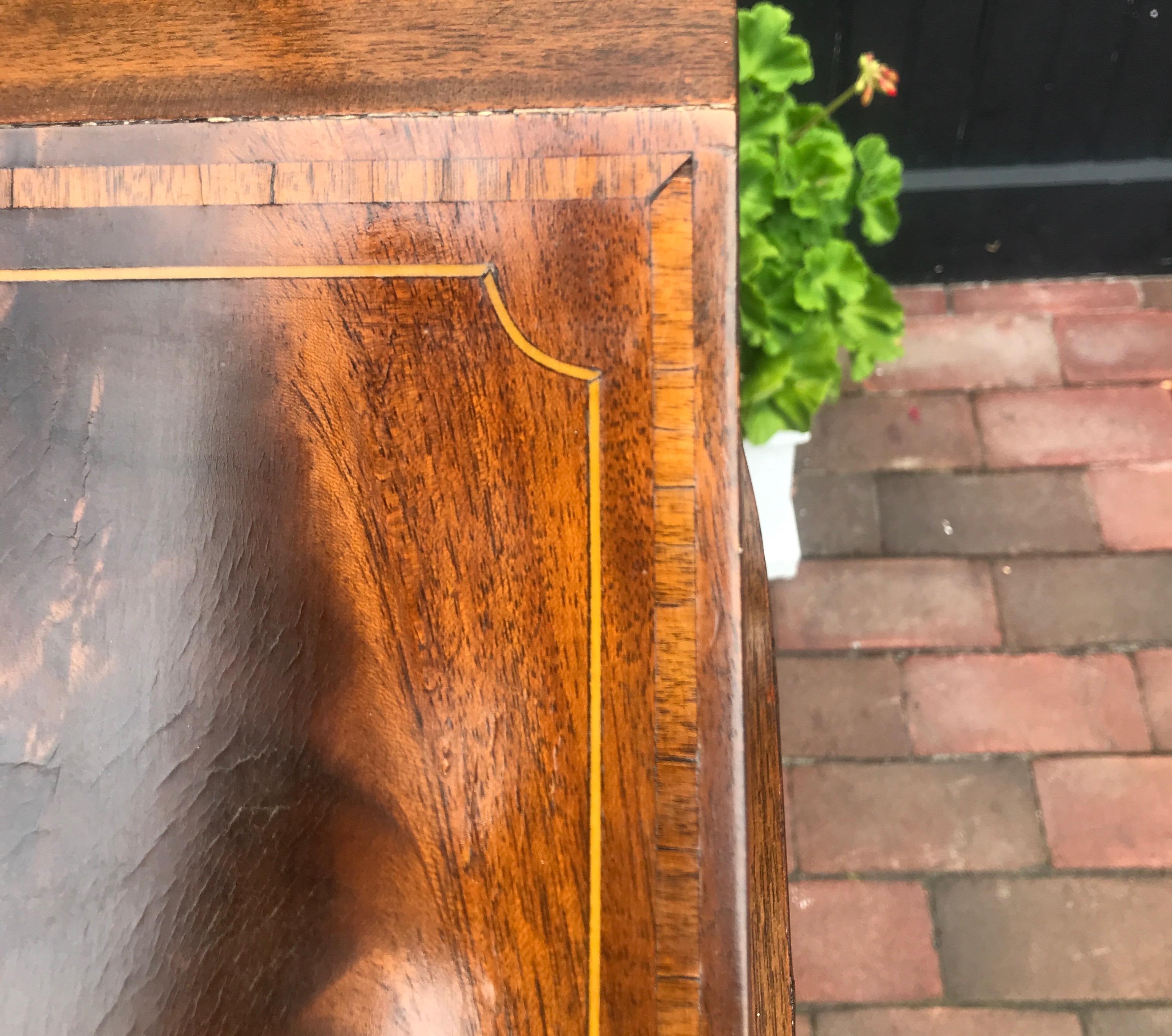 Mid-20th Century Mahogany and Leather Carlton House Desk