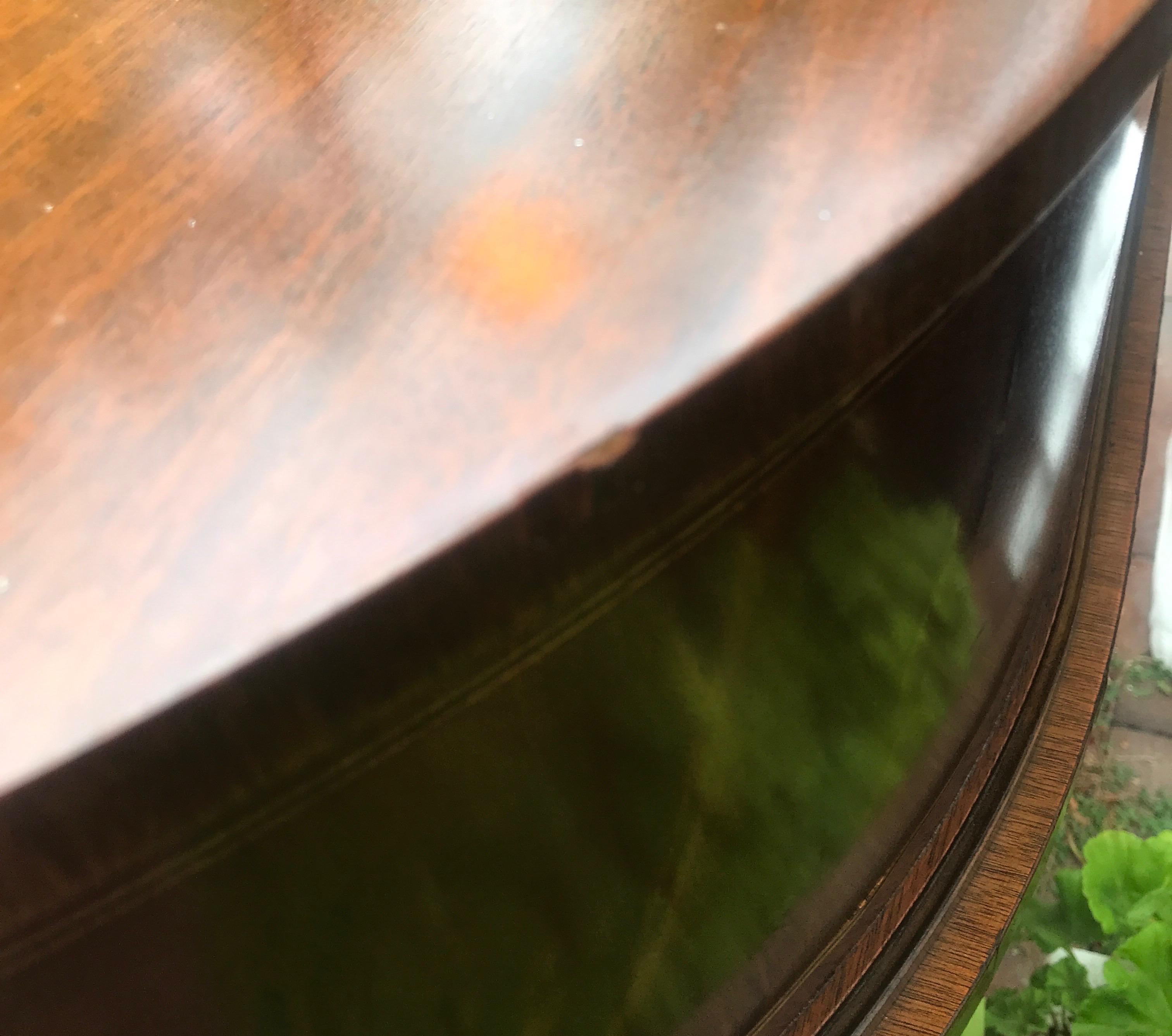 Mahogany and Leather Carlton House Desk 1