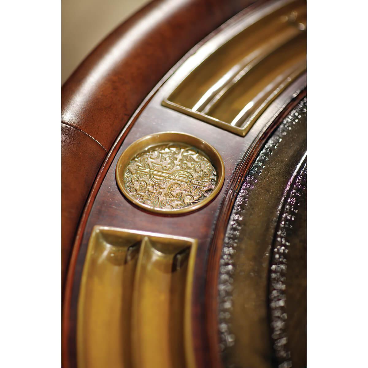 mahogany poker table
