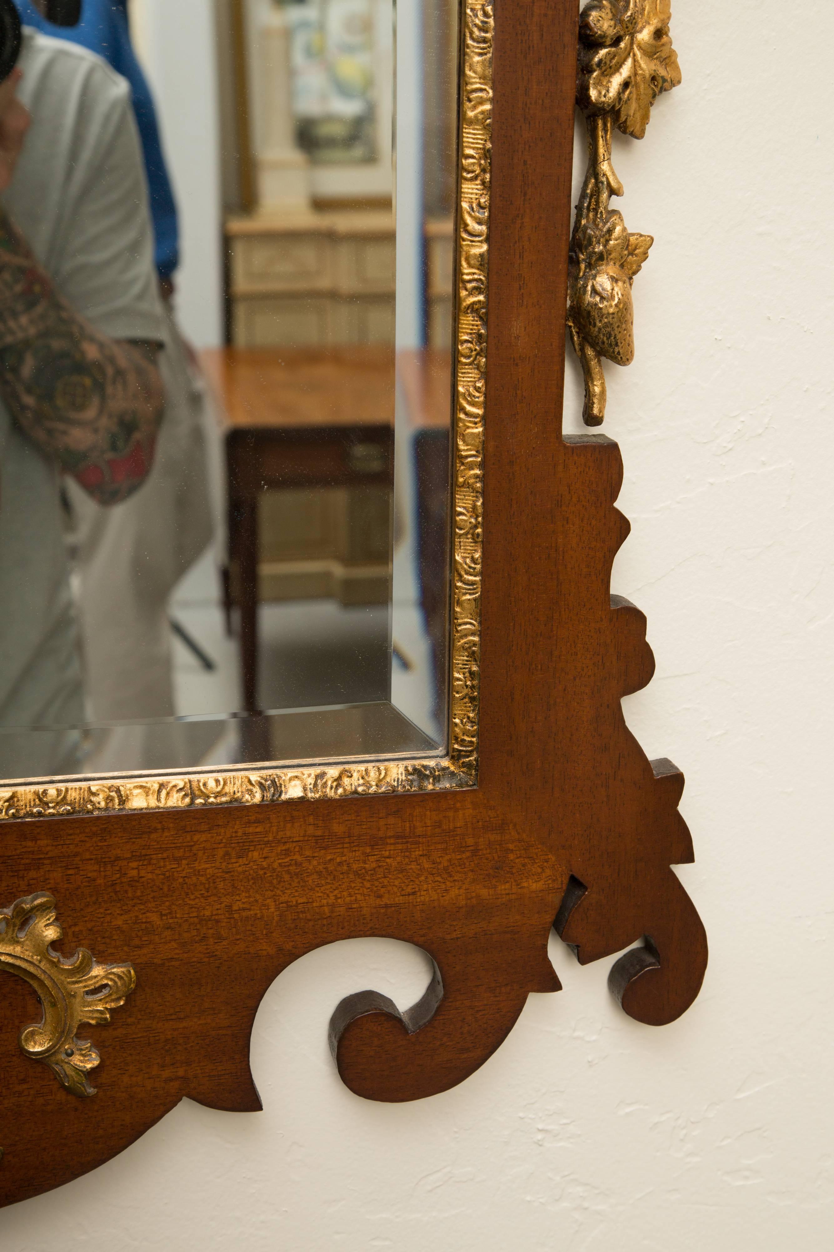 Mahogany and Parcel-Gilt George II Style Mirrors 2