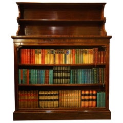 Mahogany and Parcel-Gilt Open Bookcase