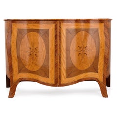 Mahogany and Satinwood Commode Attributed to Pierre Langlois