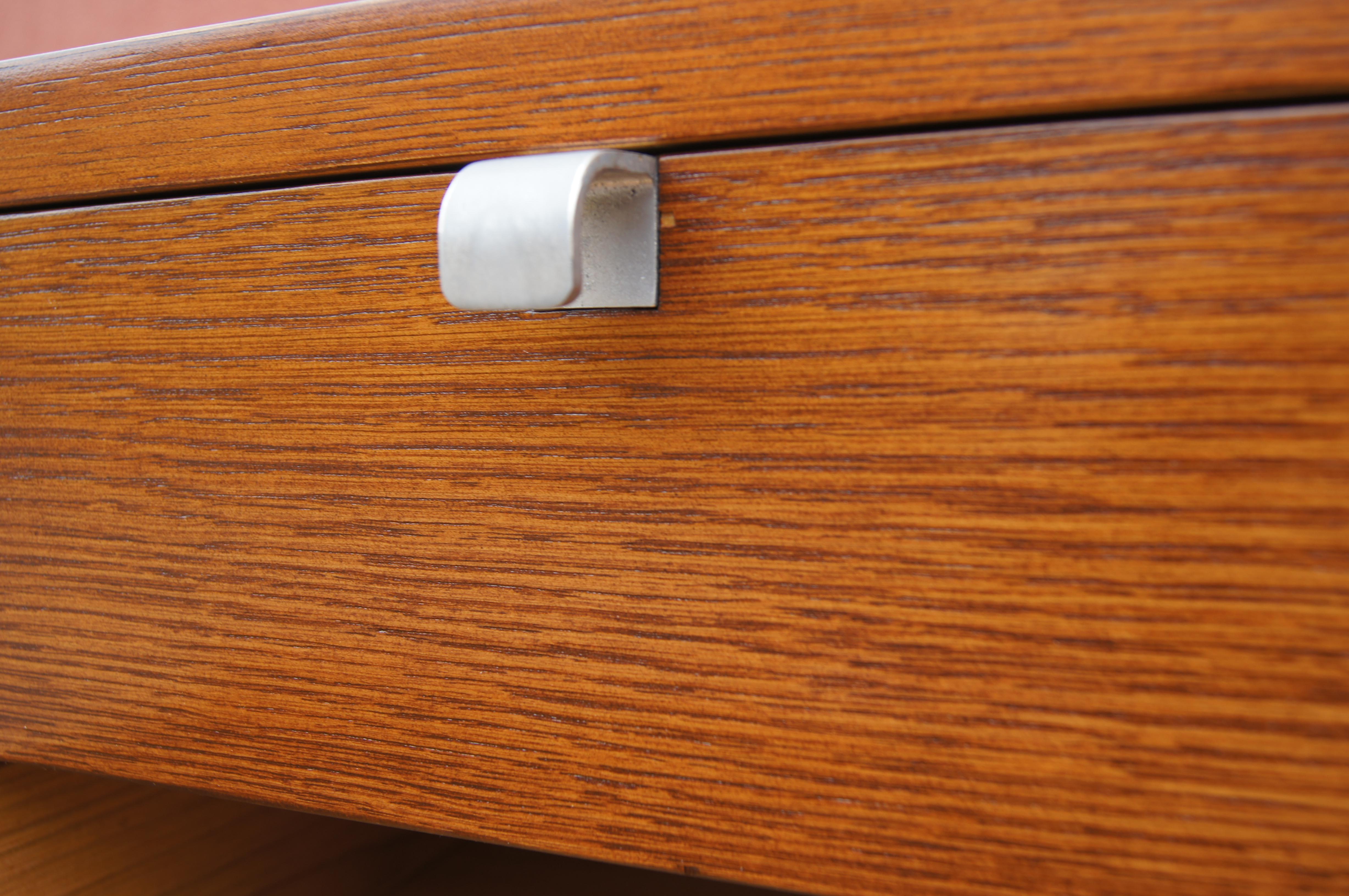 Mid-20th Century Mahogany and Steel Desk by George Nelson for Herman Miller