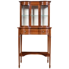 Mahogany and String Inlaid Cabinet
