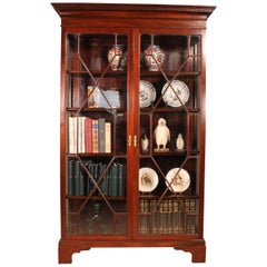 Mahogany Antique 19th Century Bookcase / Cupboard