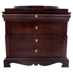 Mahogany Antique Chest of Drawers, Northern Europe, circa 1890s