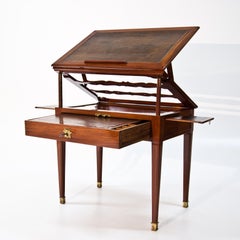 Mahogany Architect's Table à la Tronchin by Denis-Louis Ancellet, France