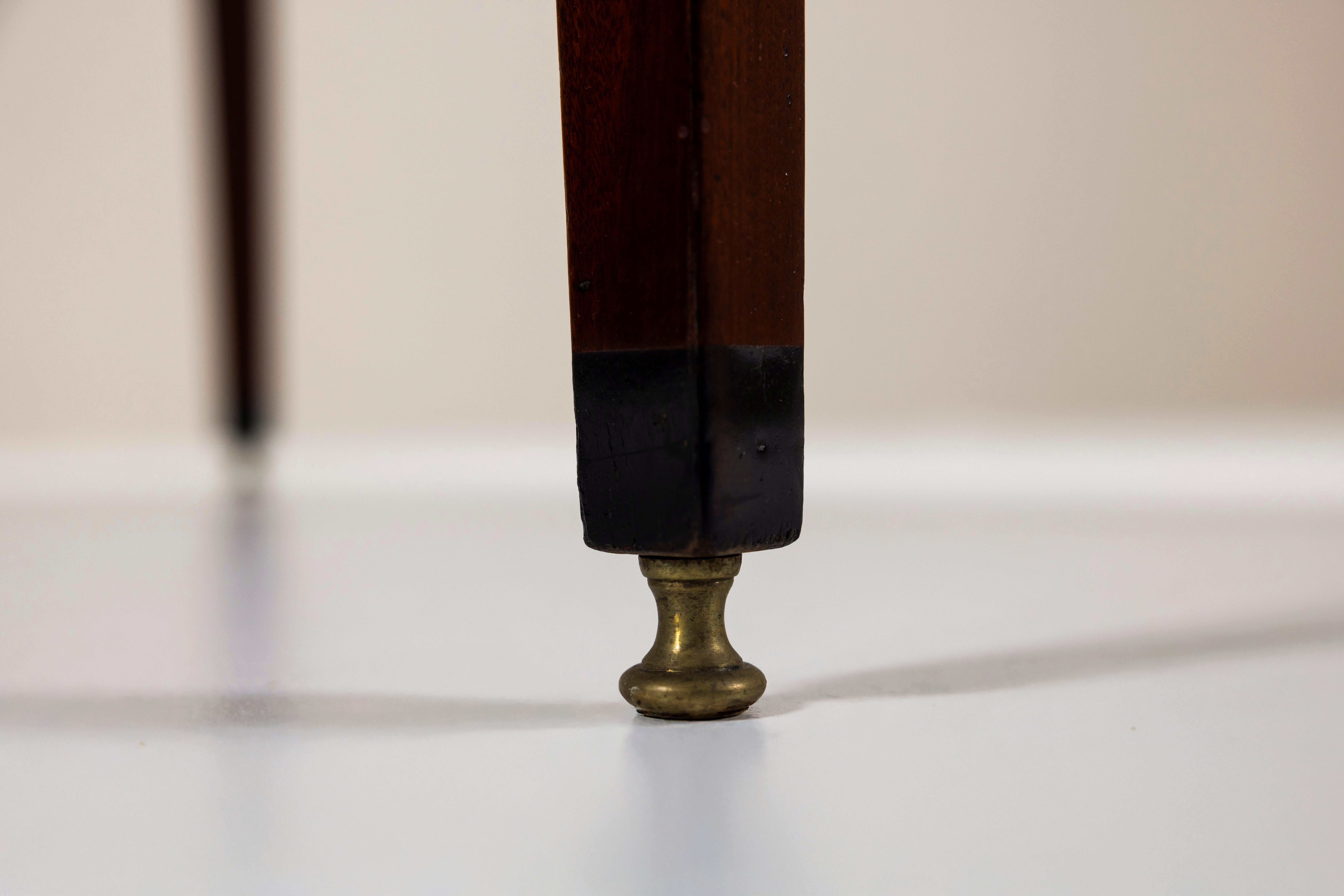 Mahogany Architects Table by Jean-Joseph Chapuis, 1810 For Sale 4