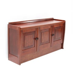Mahogany Art Deco Amsterdam School Credenza by Jac. van den Bosch, 1928