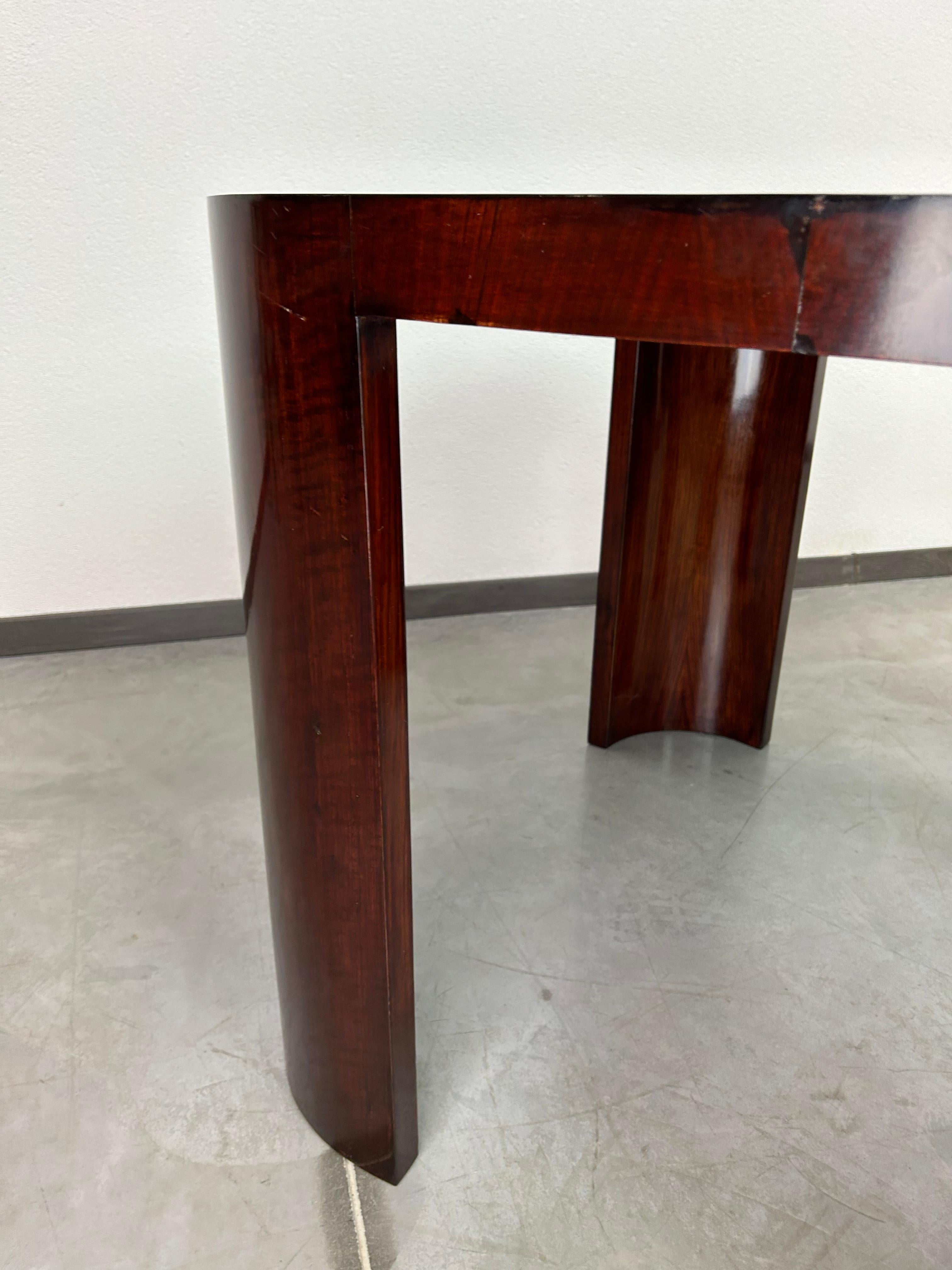 Tavolino in mogano art déco di Otto Prutscher In condizioni ottime in vendita a Banská Štiavnica, SK