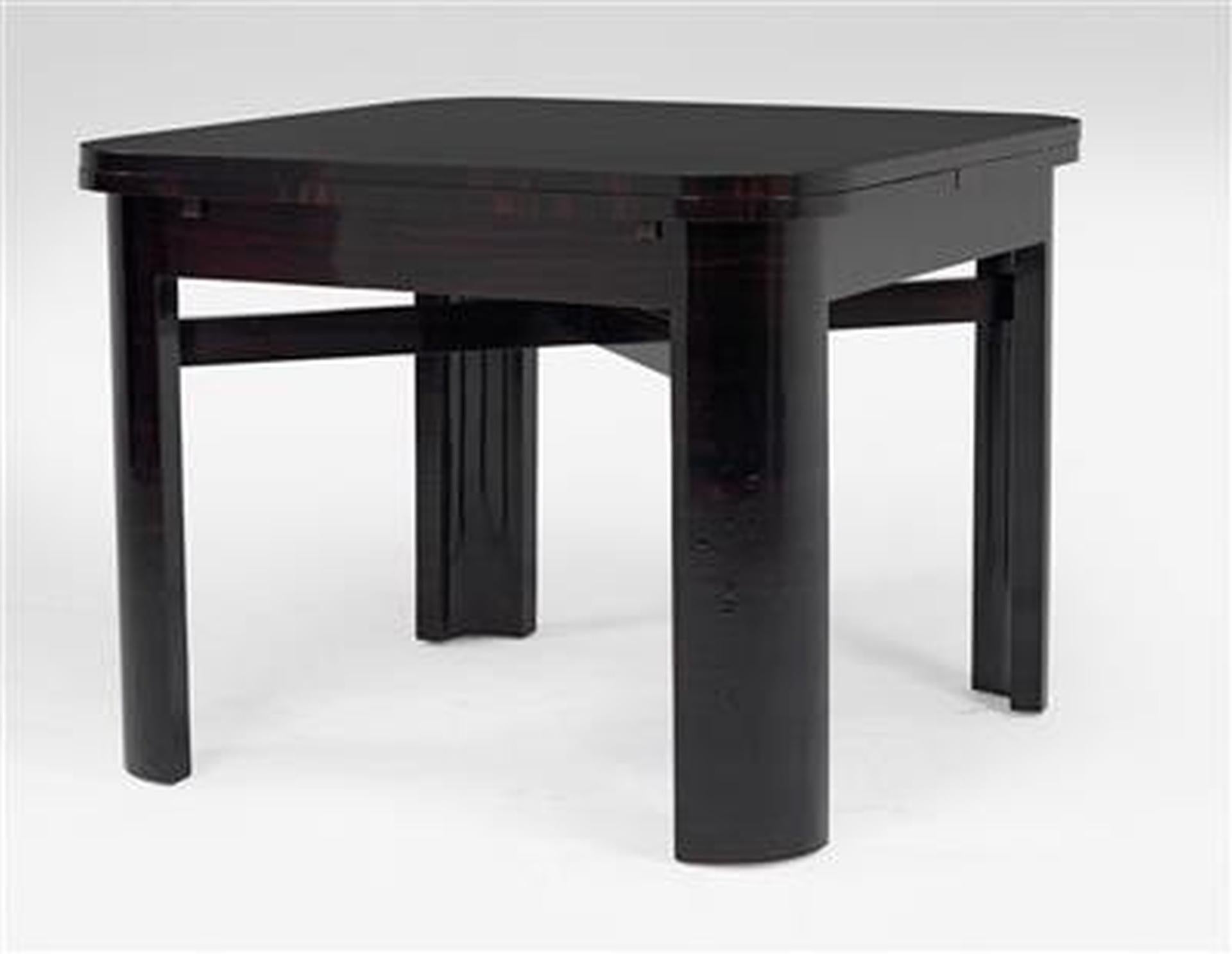 Tavolino in mogano art déco di Otto Prutscher in vendita 1