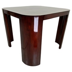 Mahogany art deco coffee table by Otto Prutscher