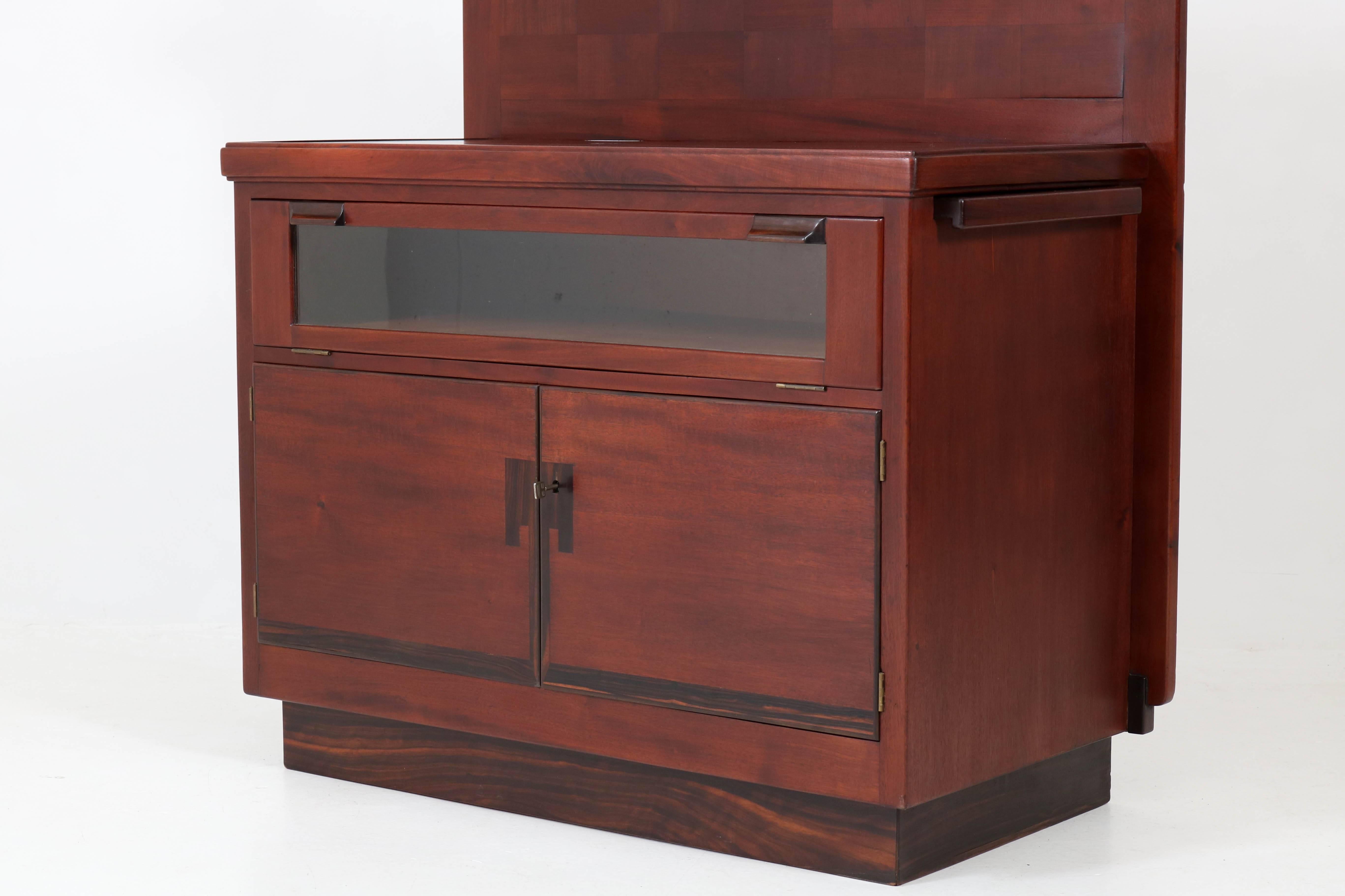 Mahogany Art Deco Haagse School Sideboard by Anton Lucas, 1920s For Sale 3
