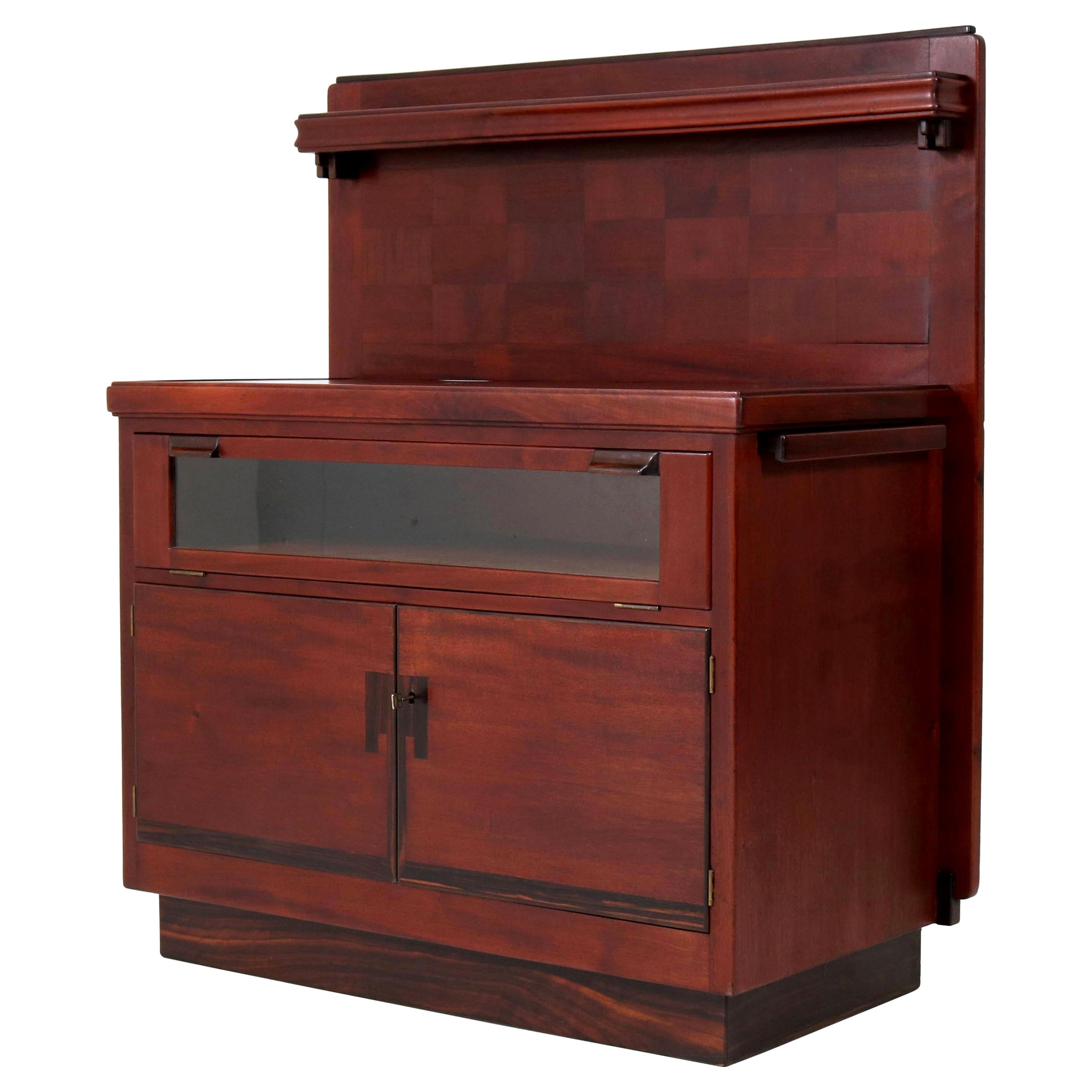 Mahogany Art Deco Haagse School Sideboard by Anton Lucas, 1920s For Sale