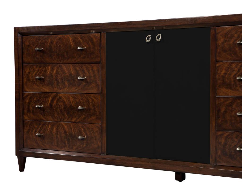 Mahogany Art Deco Inspired Cabinet Buffet 3