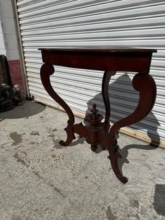Mahogany Art Nouveau Corner Table