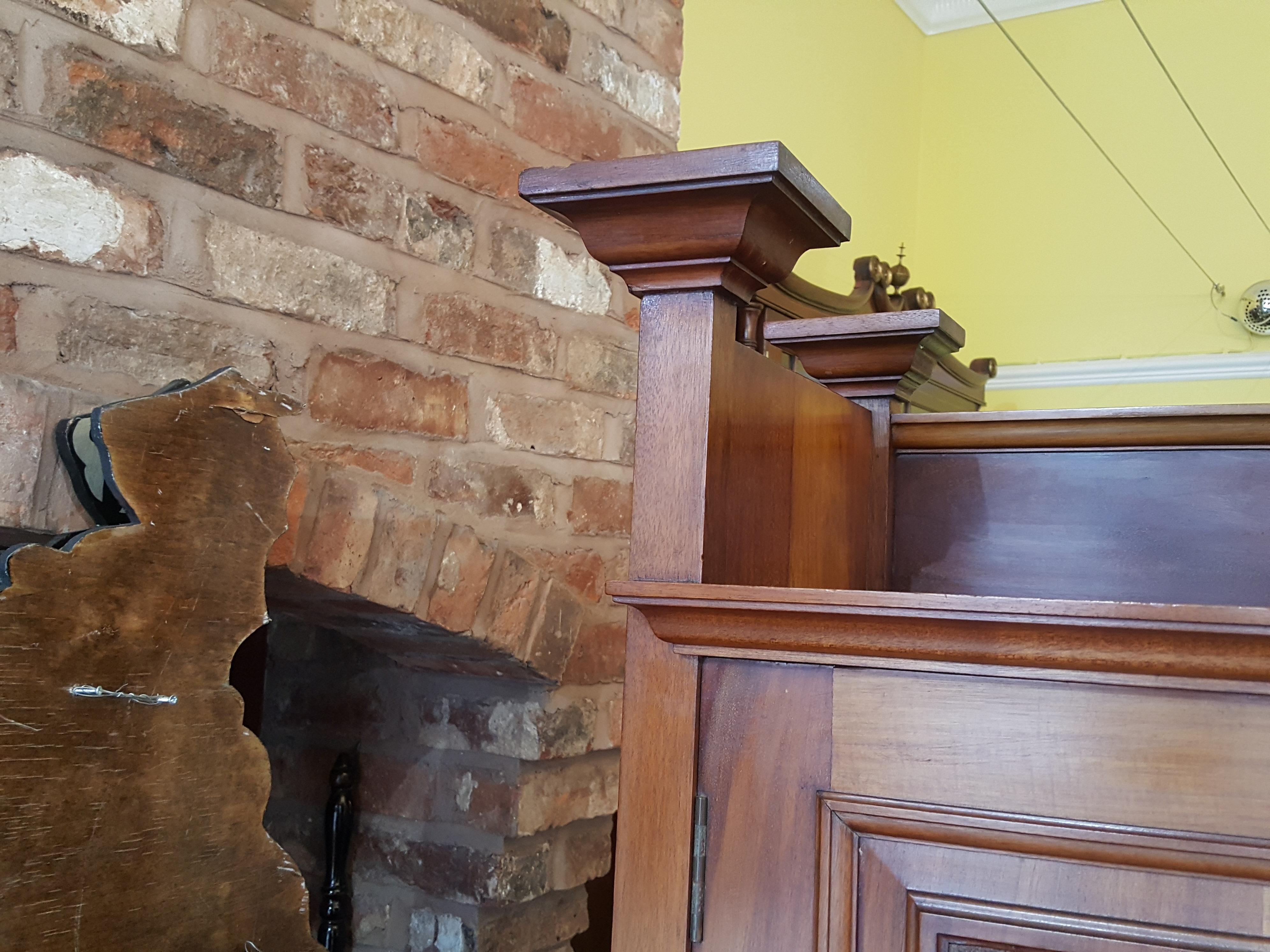 Inglese Accappatoio da sala in mogano Arts and Crafts in vendita
