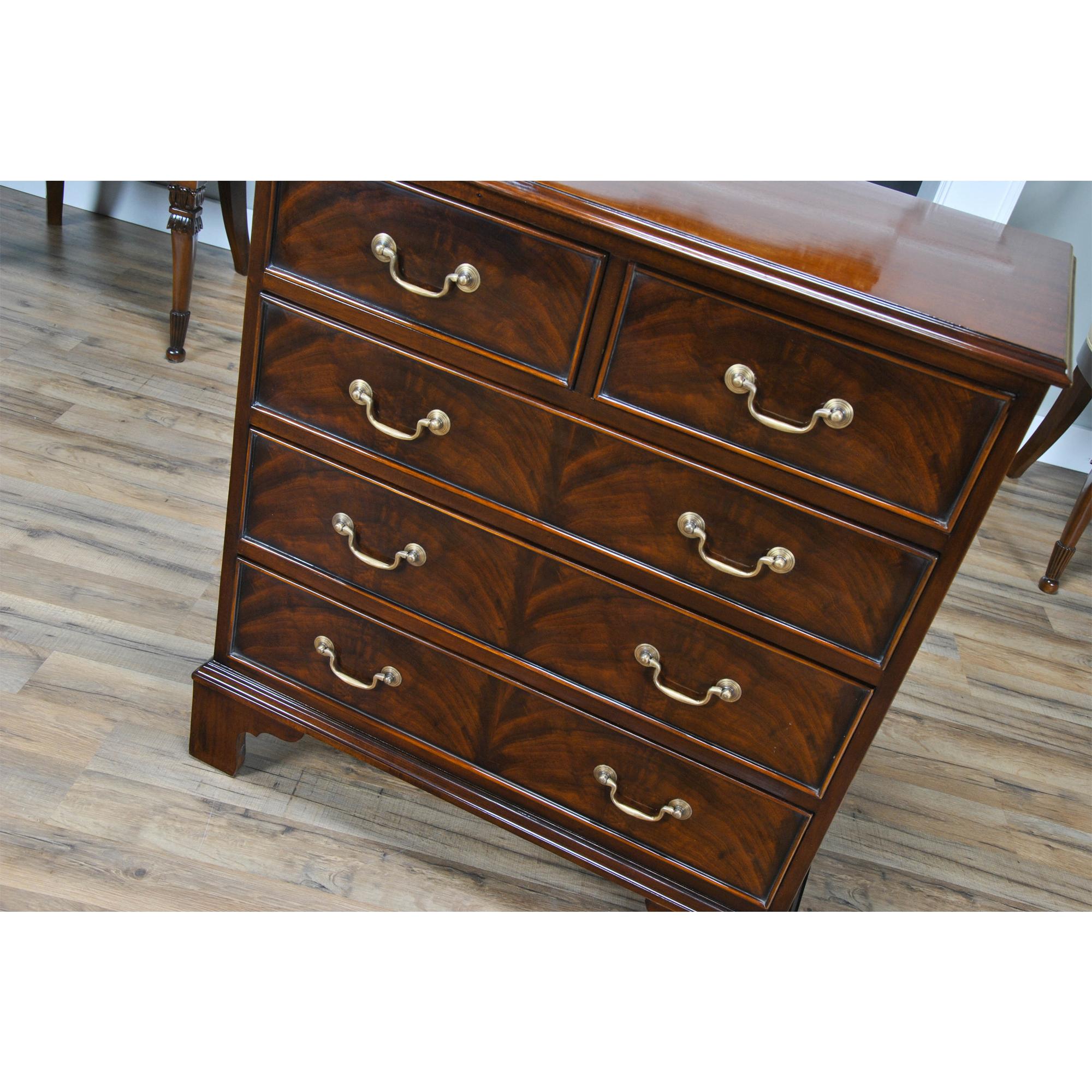 Mahogany Bachelors Chest  In New Condition For Sale In Annville, PA