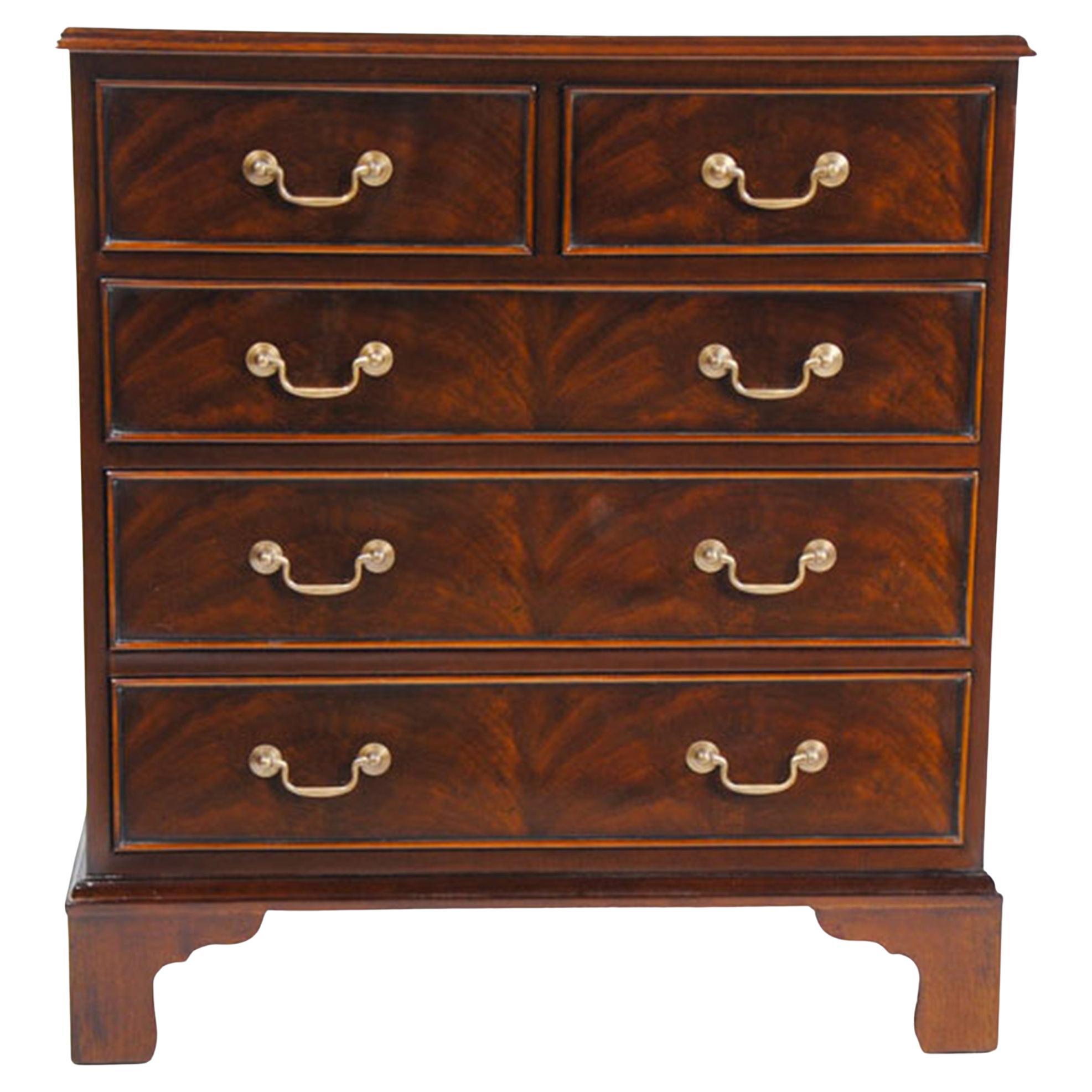 Mahogany Bachelors Chest  For Sale