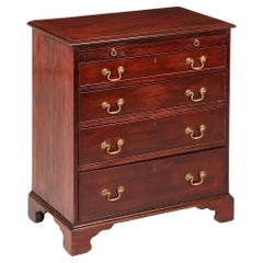 Mahogany Bachelor's Chest with Brushing Slide
