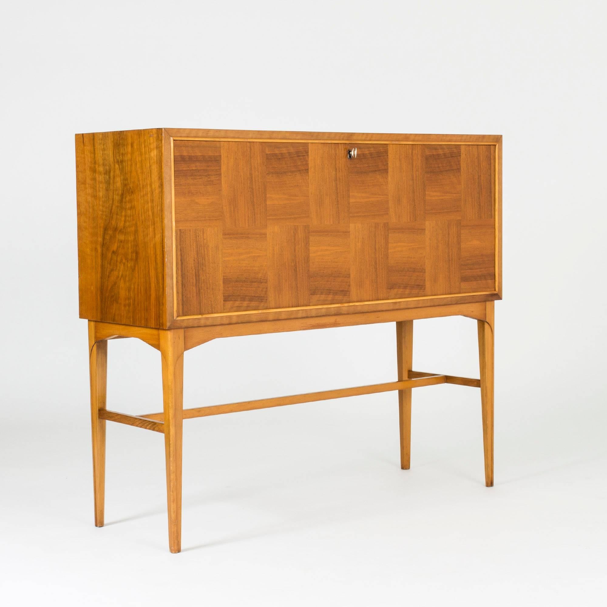 Mahogany Bar Cabinet by Carl-Axel Acking In Excellent Condition In Stockholm, SE
