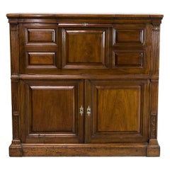 Antique Mahogany Bar Cabinet