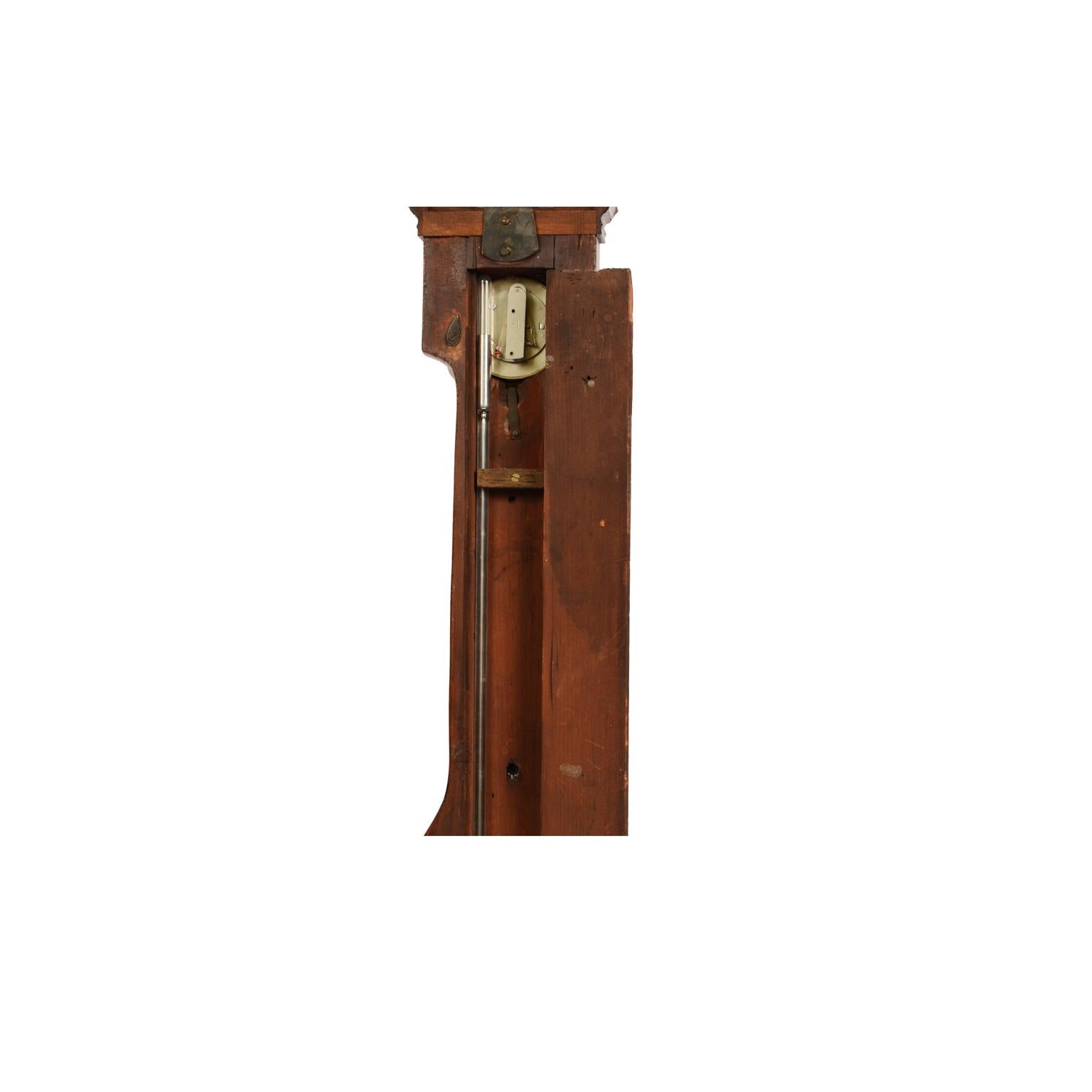 1850 Ciceri and Pini Mahogany Barometer Antique Weather Measuring Instrument 8