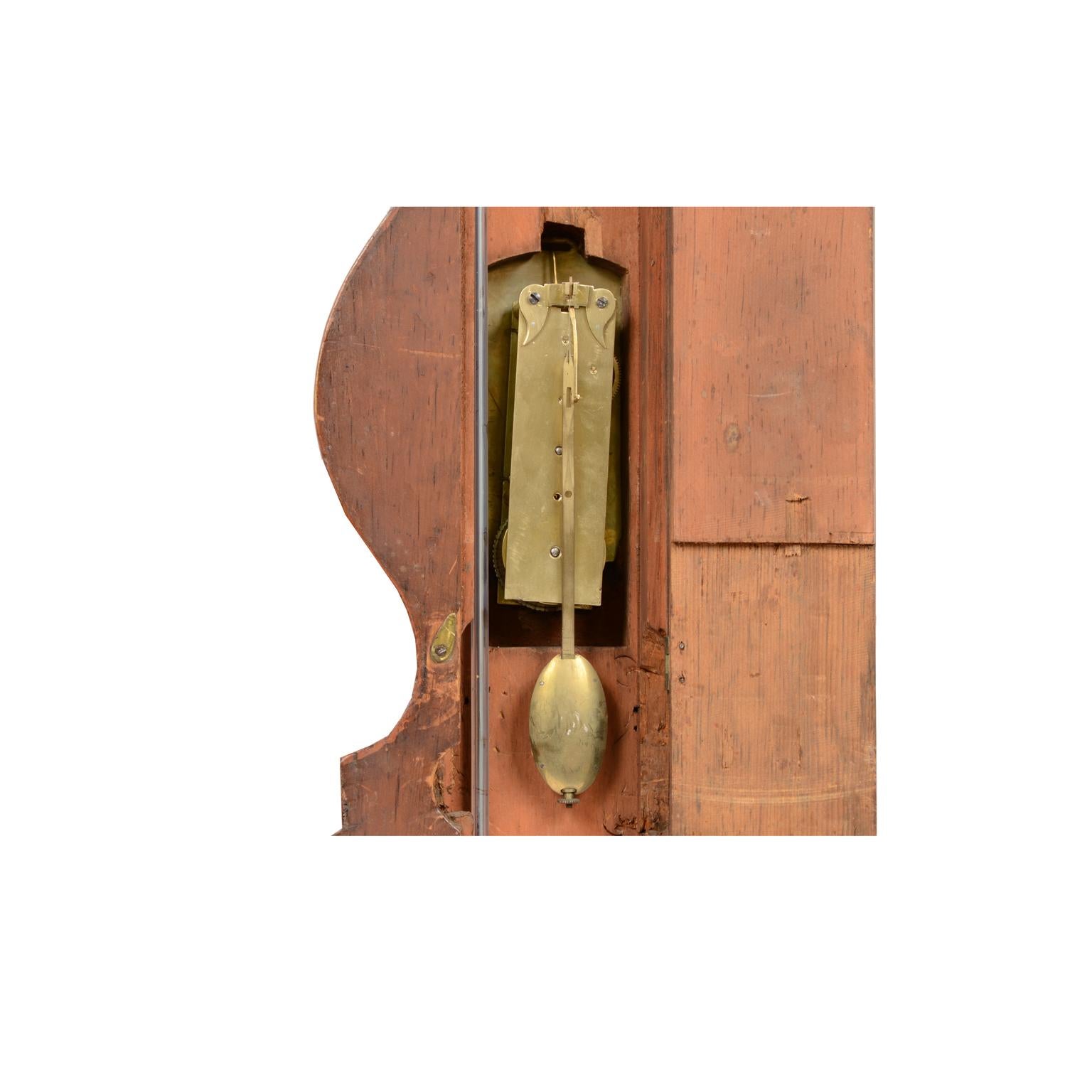 19th Century Mahogany Barometer F Somalvico Antique Weather Measuring Instrument For Sale 9