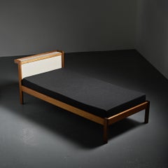 Mahogany bed  by André Sornay, France circa 1960