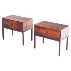 Walnut Bedside Table
