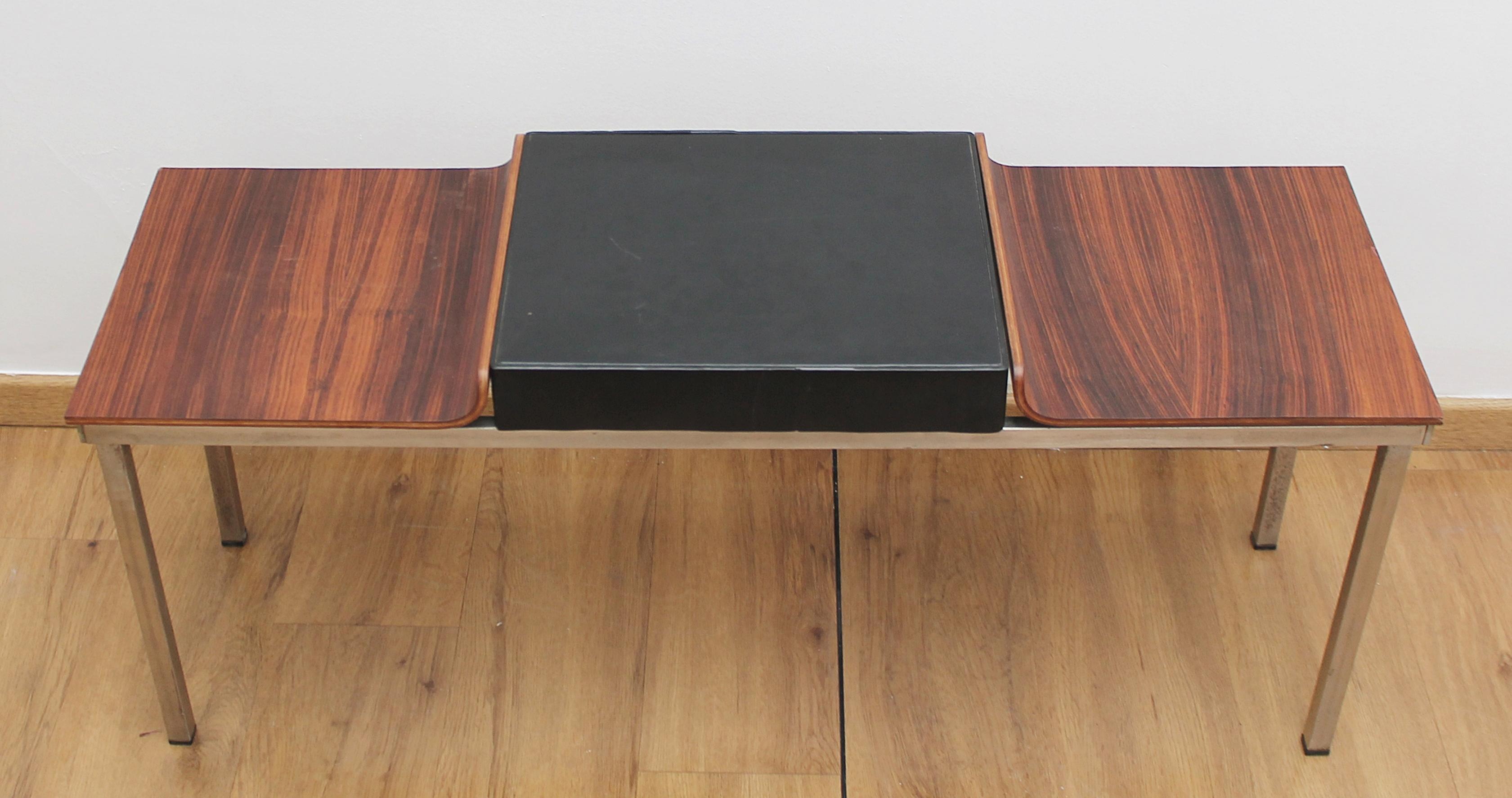 Mahogany Bench / Side Table by Campo & Graffi In Good Condition In Brussels, BE