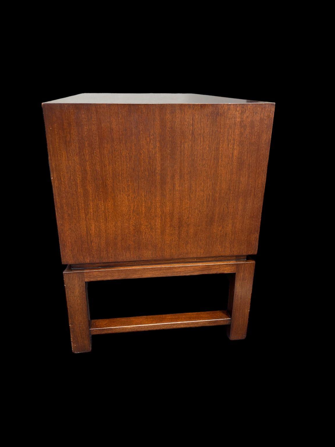 Mahogany Bench Table by Edward Wormley for Dunbar C. 1950 For Sale 3