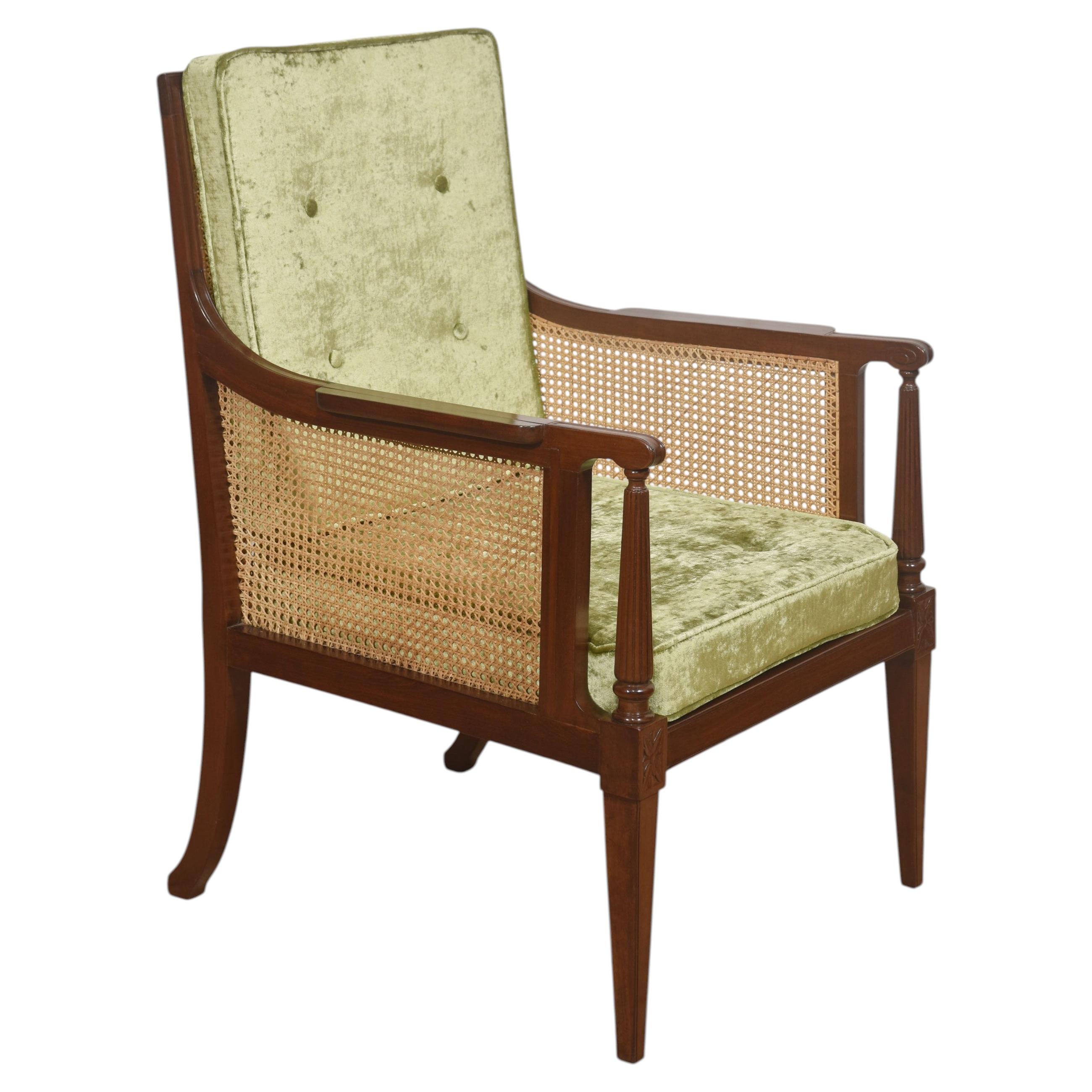 Mahogany Bergère Armchair