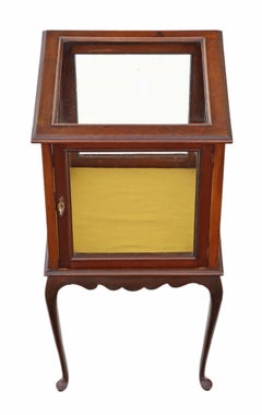 Mahogany Bijouterie Display Cabinet Table