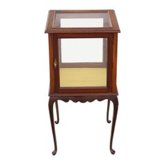 Mahogany Bijouterie Display Cabinet Table