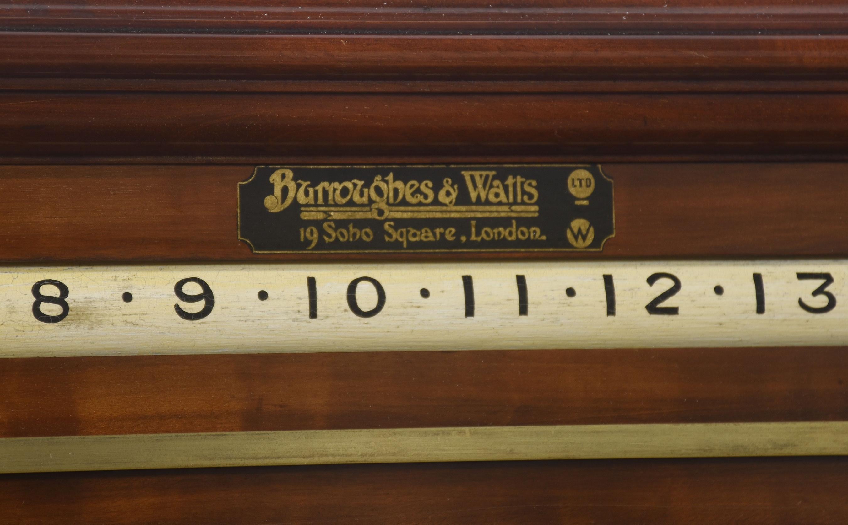 Mahogany Billiard scoreboard For Sale 2
