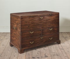 Mahogany Blanket Chest, Large 18th Century